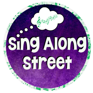 Sing along street logo